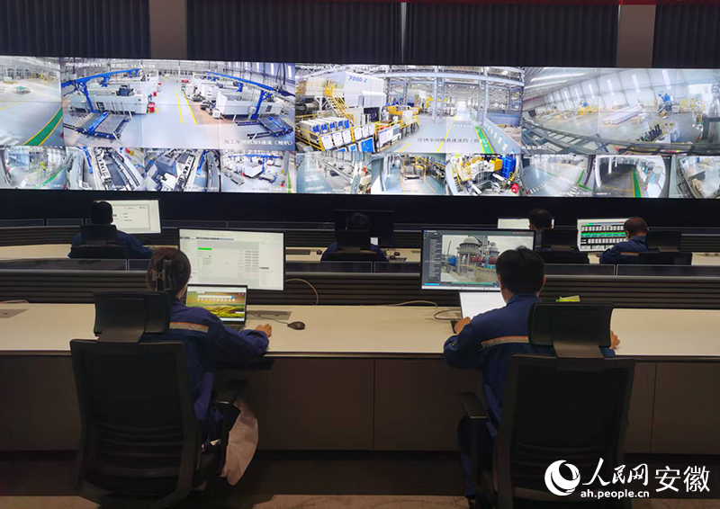 安徽寶鎂信息化平臺。人民網(wǎng)記者 胡雨松攝